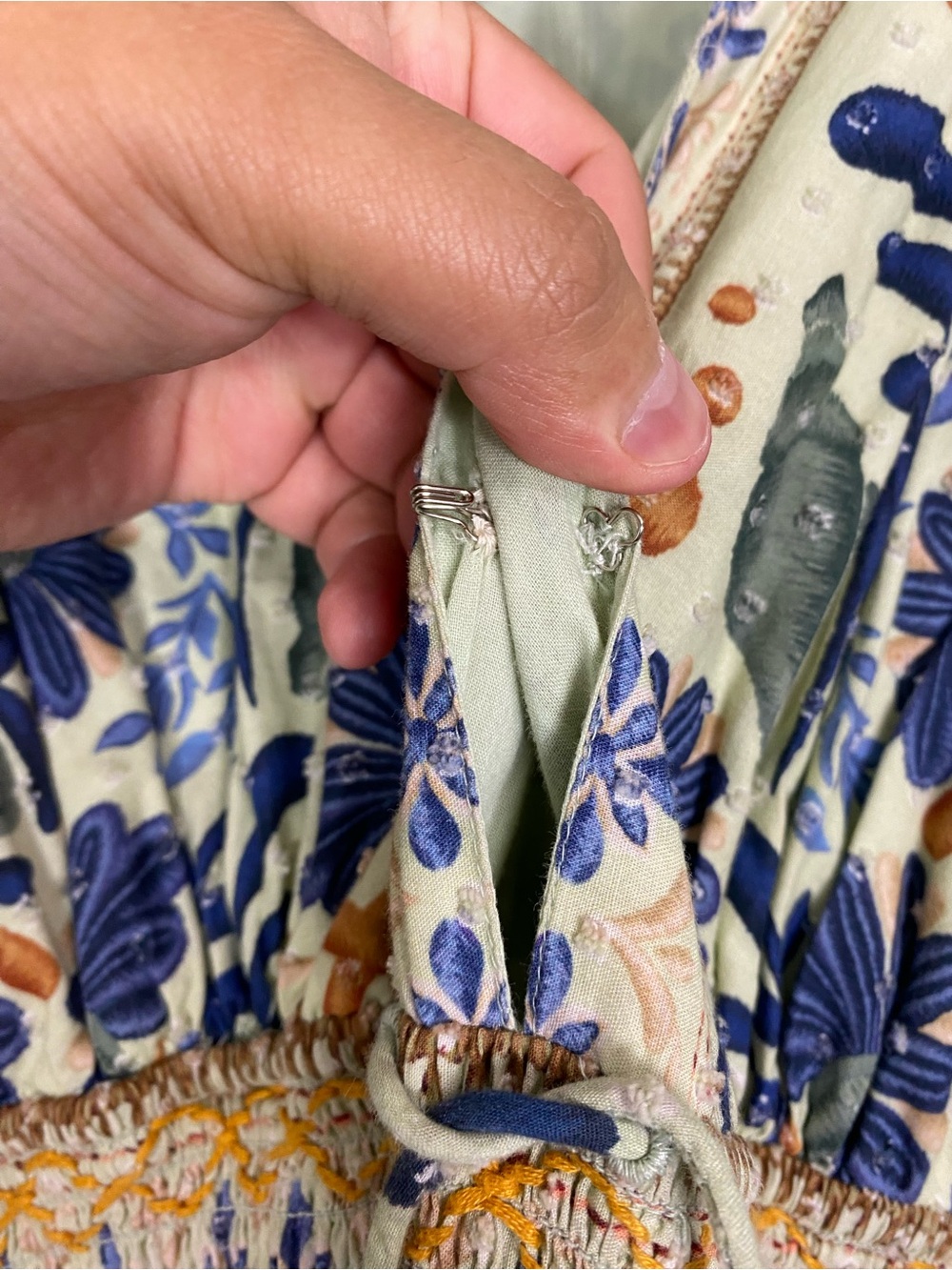 Farm Rio Ocean Tapestry Cotton Maxi Dress Floral Sundress XS - Picture 5 of 7